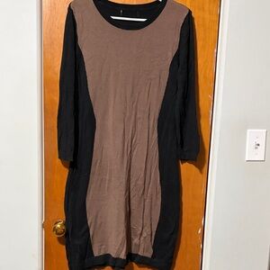 Black and Brown Women's Dress